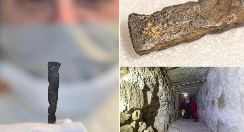 „Клинец од распнувањето на Христос“ е пронајден во кутија во тајна просторија во чешки манастир