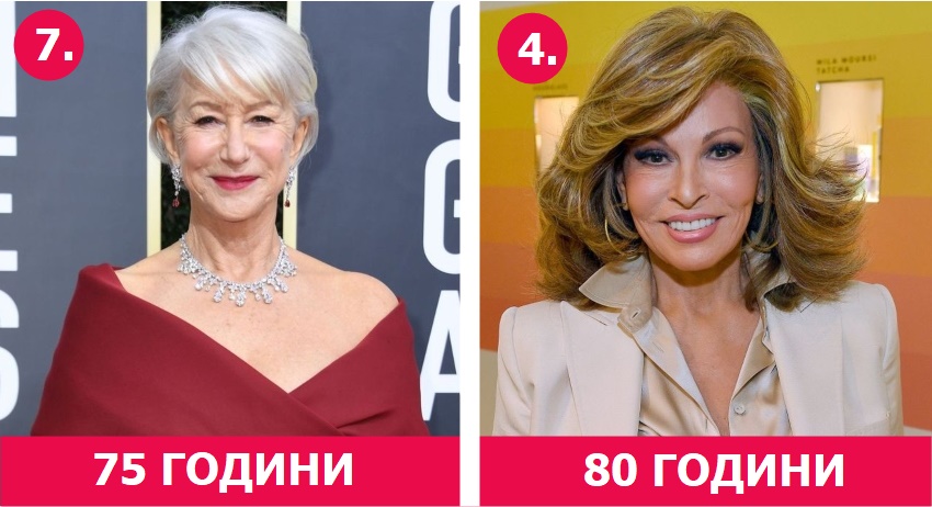 35 илјади луѓе гласаа за најатрактивната славна дама над 60 години, а конкуренцијата е тешка